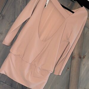 INTERMIX Pink Long Sleeve Dress